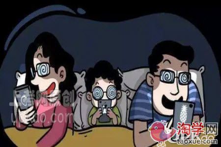 以爱看手机的爸爸为题目的小学生作文