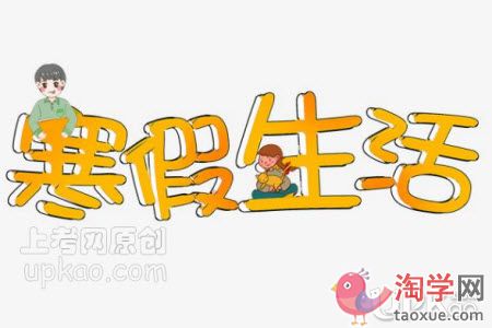 小学生可以有哪些充满创意的寒假作业