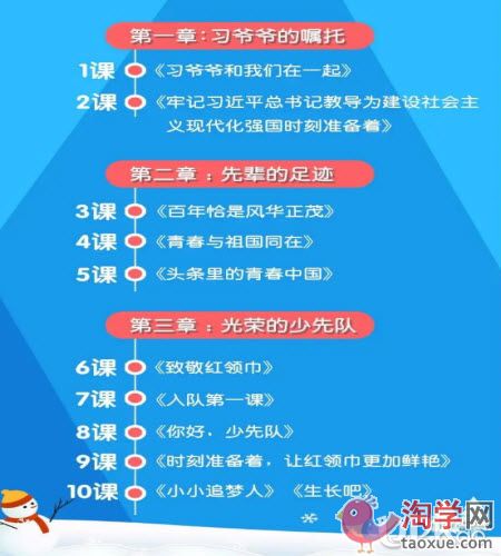少先队员的寒假十课有哪些内容（参与方式）