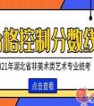 湖北省2021年非美术类专业统考合格线是多少
